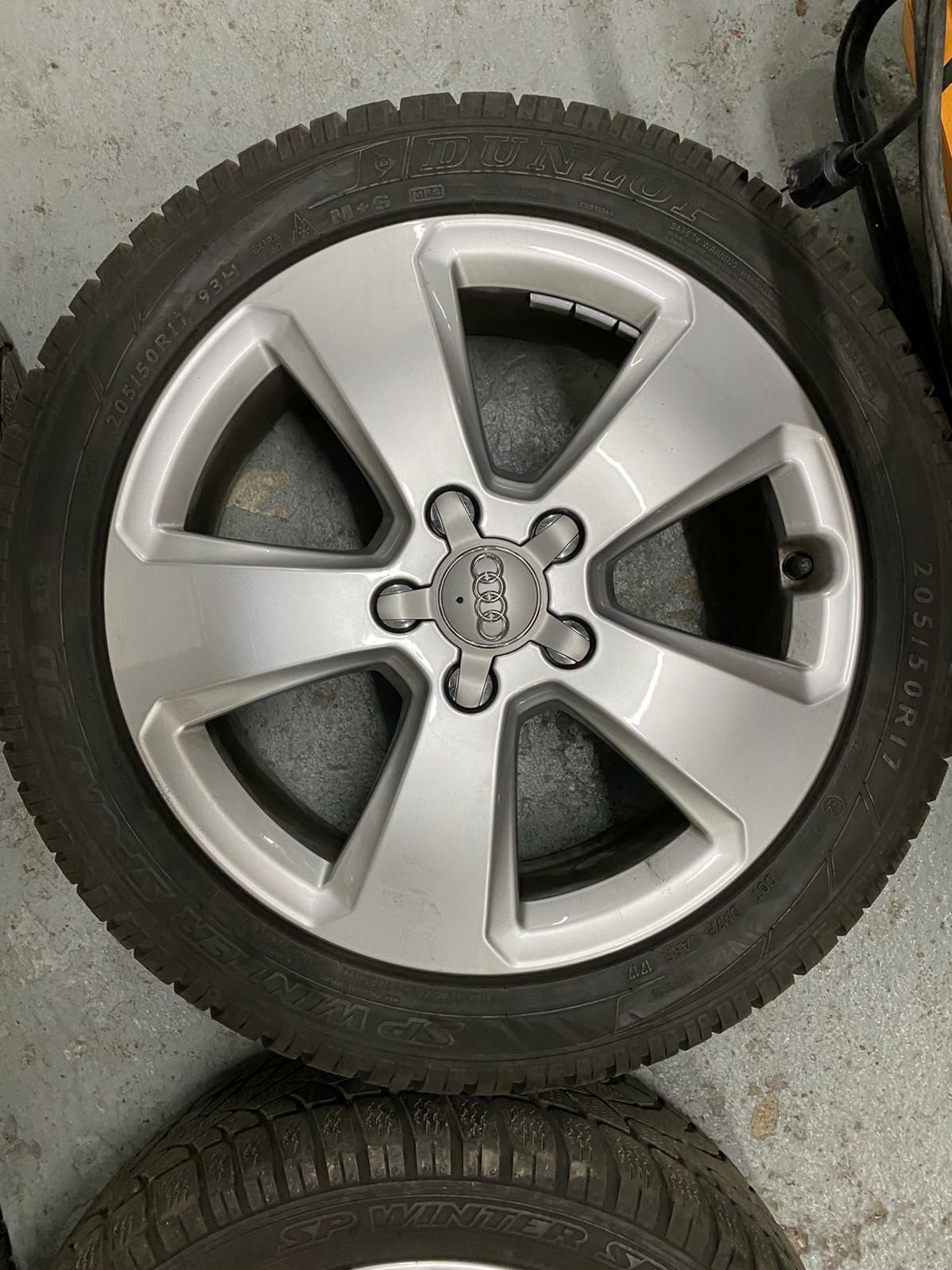 Roți Audi 205 50 R17 Dunlop 7mm