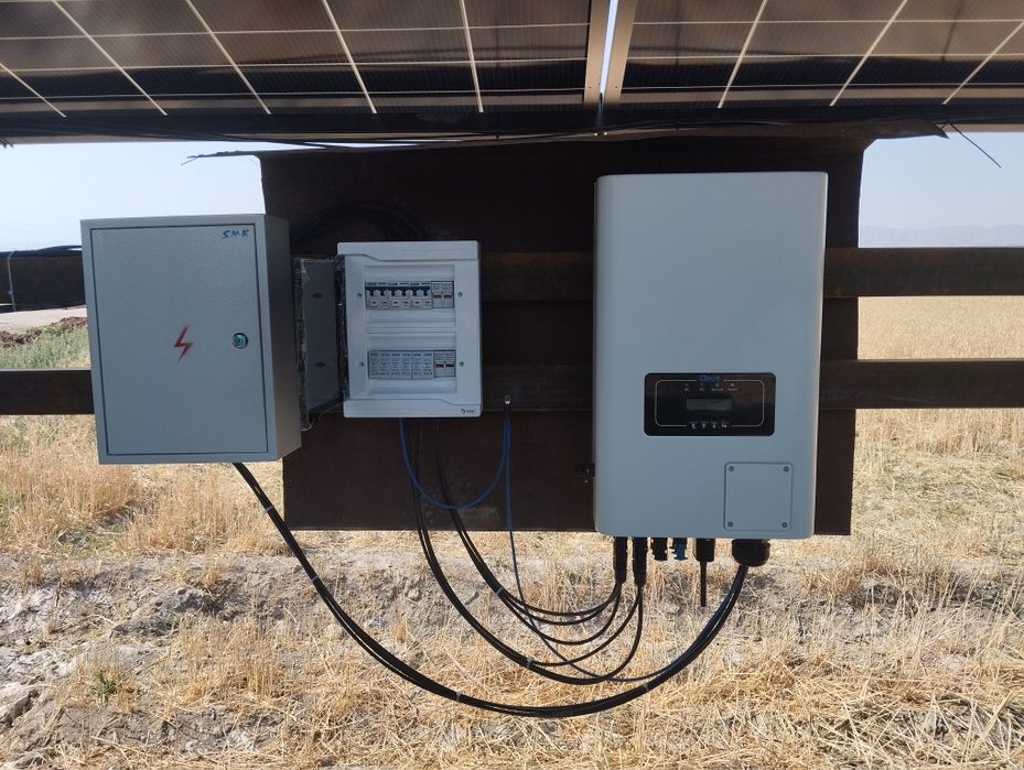 Солничный панел установка урнатамиз