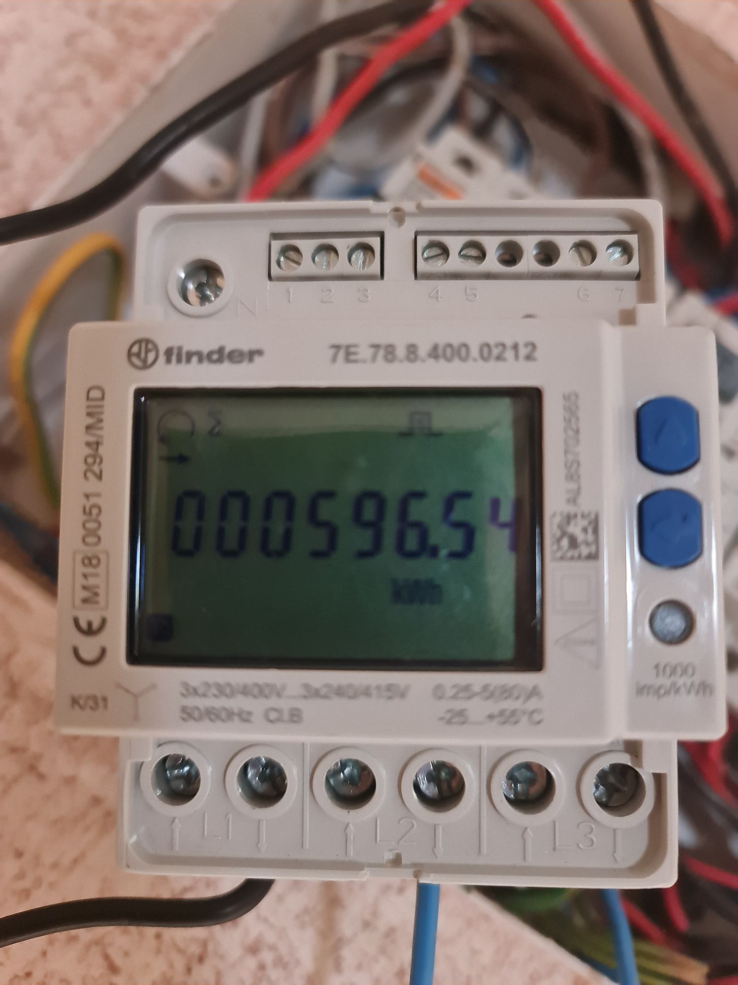 Contor electric Finder trifazic, RCCB Doepke 40A 6mA