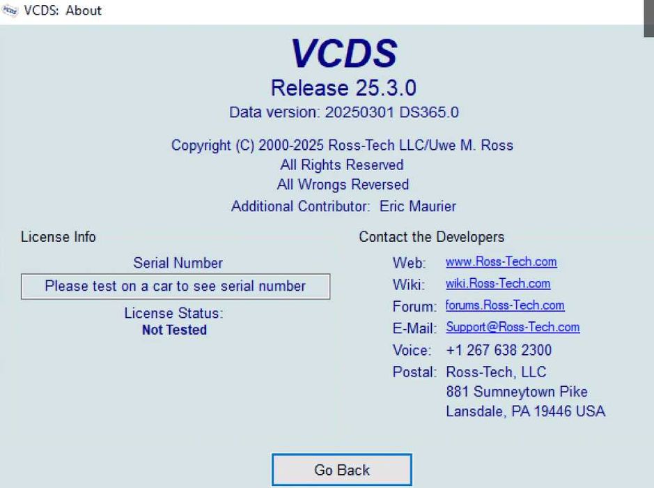 VCDS VAG-COM 25.3 Автодиагностика за VW/AUDI/Seat