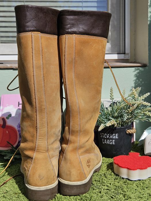 Timberland високи ботуши от кожа N39