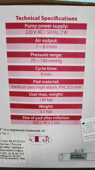 Антидекубитален матрак