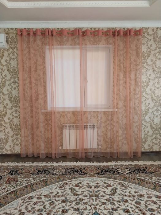 Тюль с карнизом