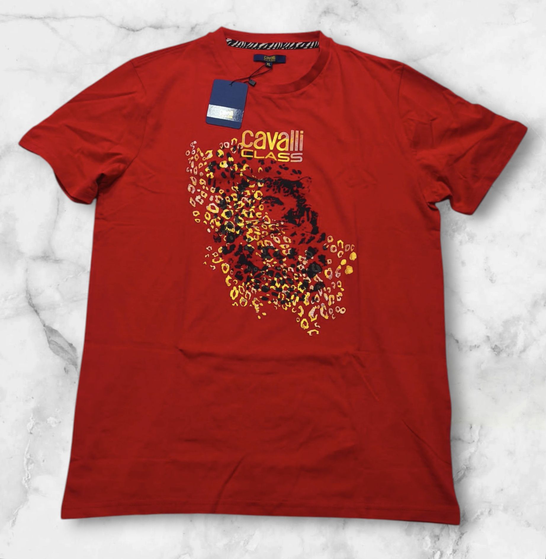 Мъжка тениска Just Cavalli (Cavalli Class размер XL, отговаря на S/M!