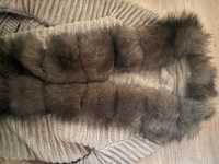 Дамско палто/ жилетка яка лисица нова цена 300 лв. Нова 250лв
