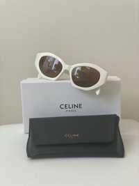 Бели дамски слънчеви очила Celine