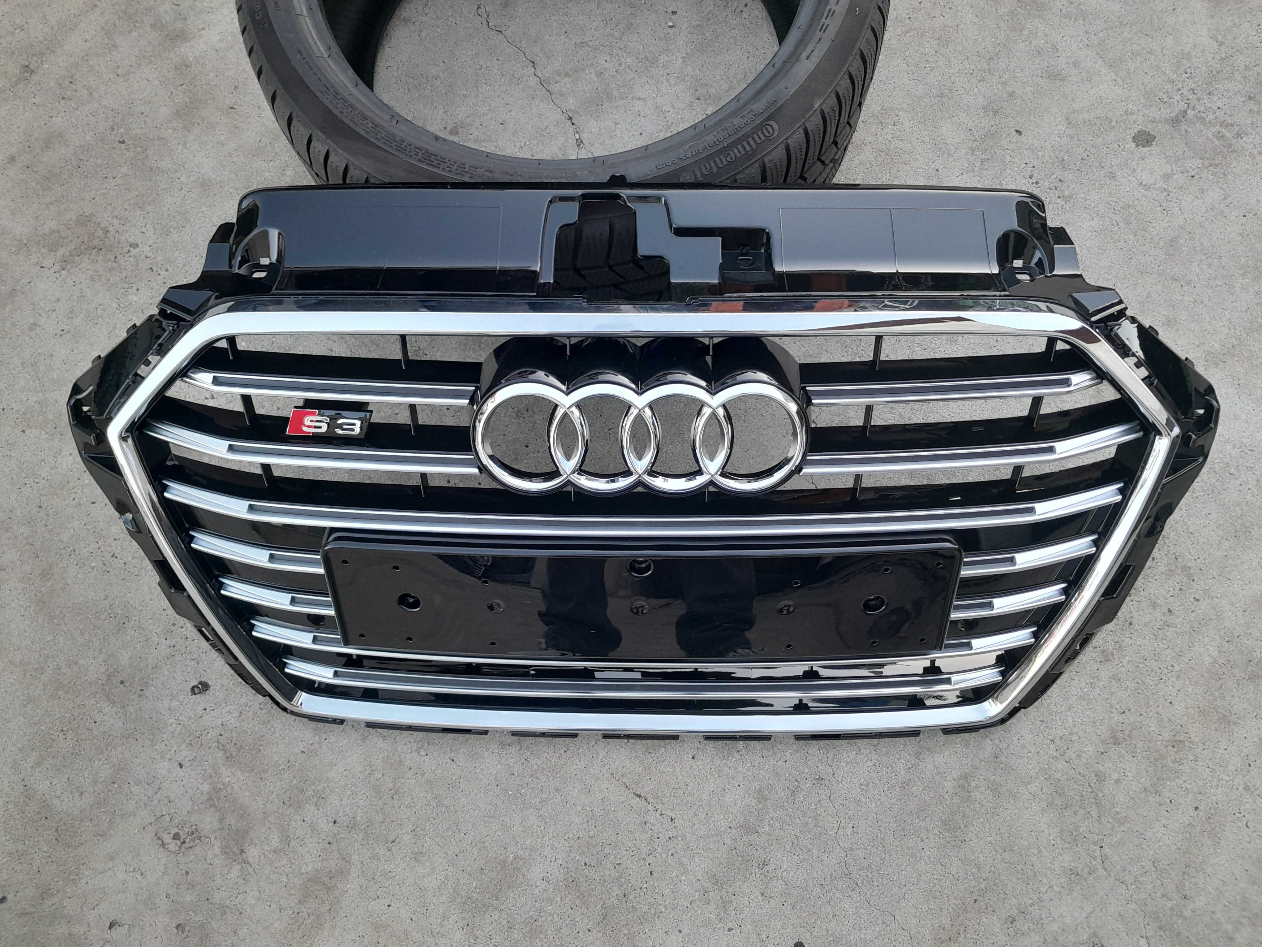 Grila bara fata audi A3 S3 8V fabricatie 2015 _2018