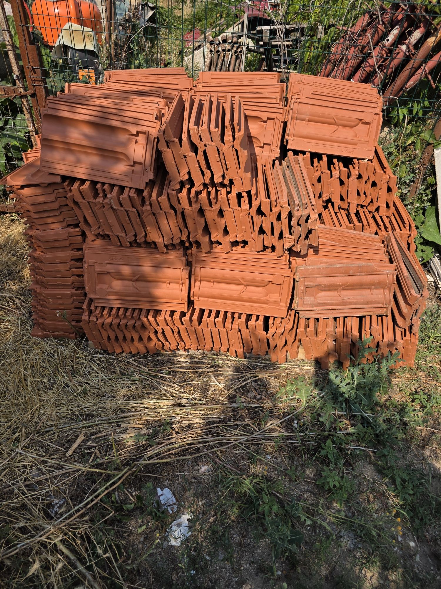 Vand Tigla ceramica de baza Francia Aqua, Terra Rosa, natur, 492 x 295