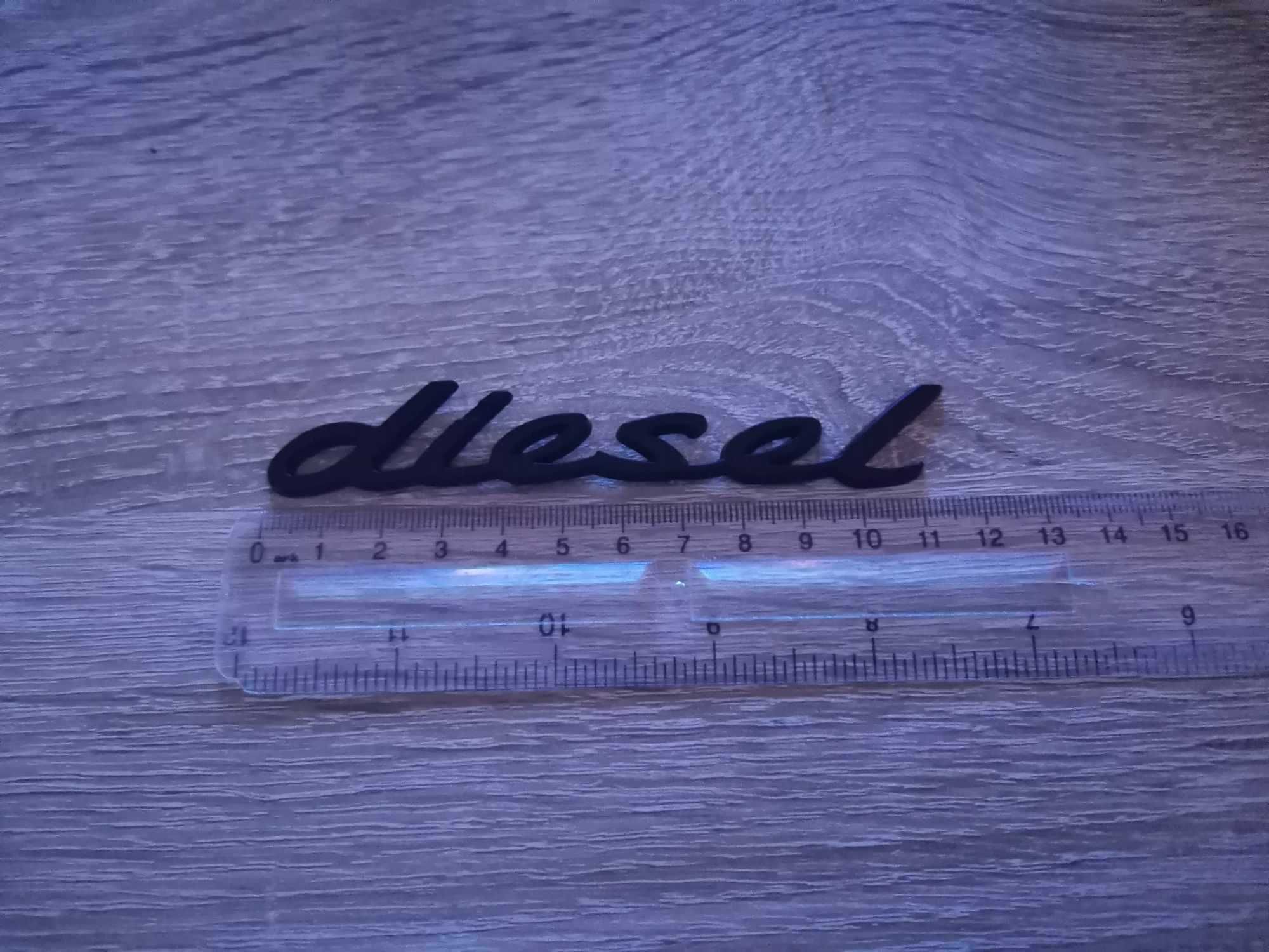 черни емблеми лога Порше Porsche Diesel Дизел