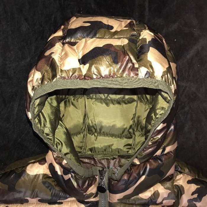 Geaca gluga matlasata unisex camuflaj army kaki toamna iarna primavara