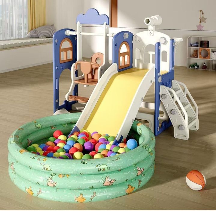 Даставка бесплатная Горка качели для детей новая сухой бассейн миячик