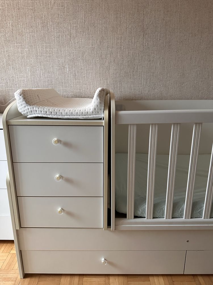 Бебешко трансформиращо се кошара легло Arbor Baby & Junior