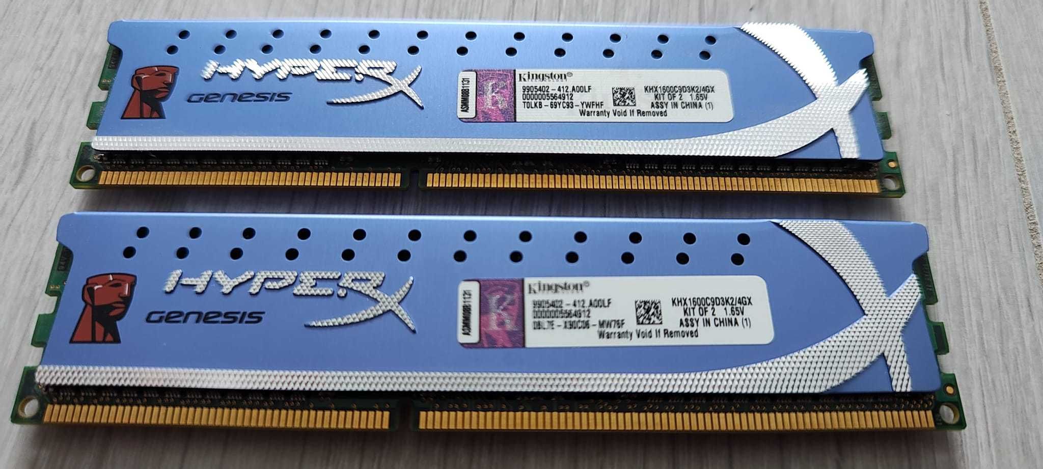 Kit memorie Kingston 4GB (2x2GB) DDR3/1600MHz XMP - HyperX