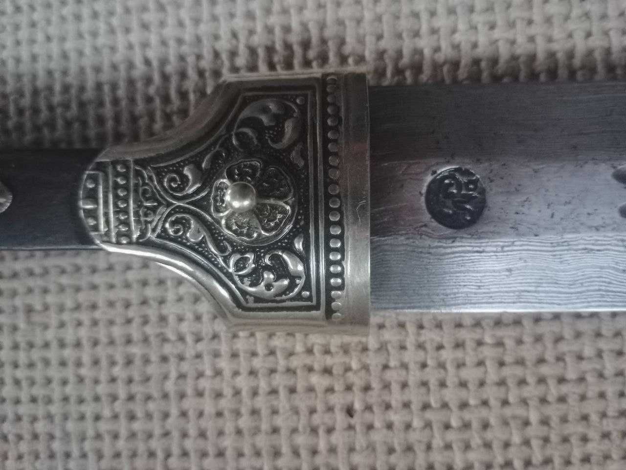 Кавказки кинжал, дамаска стомана, Дагестан, Кизляр
