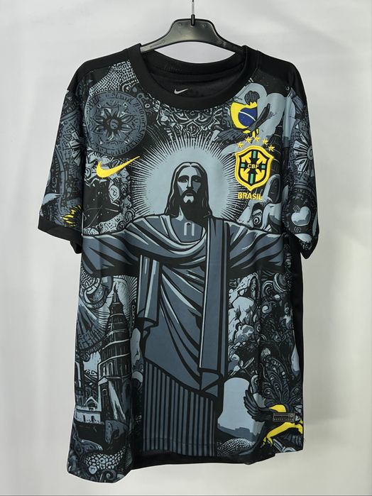 Tricou de fotbal Iisus Brazilia