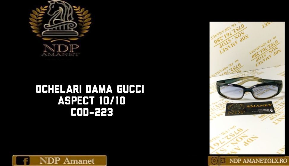 NDP Amanet Brăila Ochelari Damă Gucci (223)