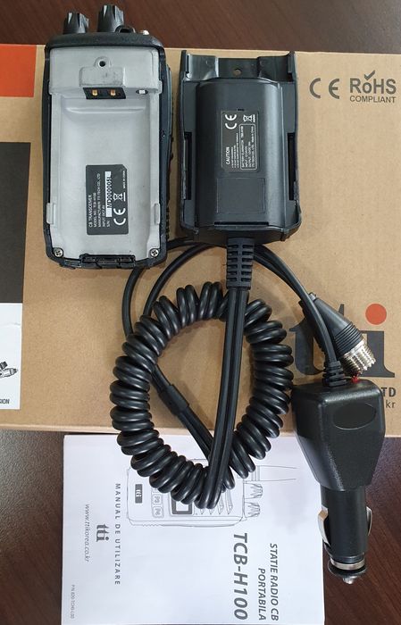 Statie radio CB -TTi H100 Korea (portabila) * 5W (12/24V) -produs Nou