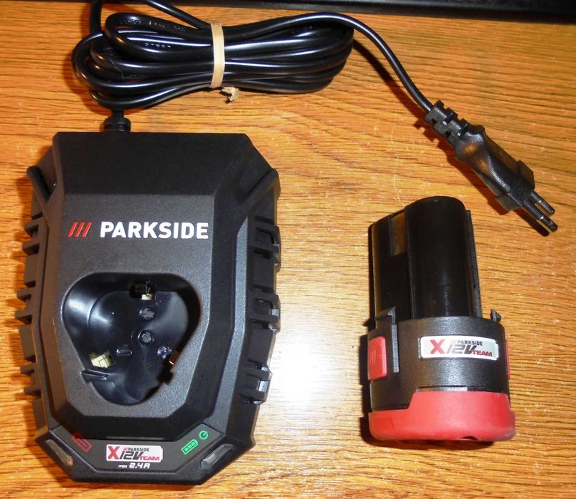Vand set charger +acumulator 12 V Parkside X12V Team, Performance ,noi