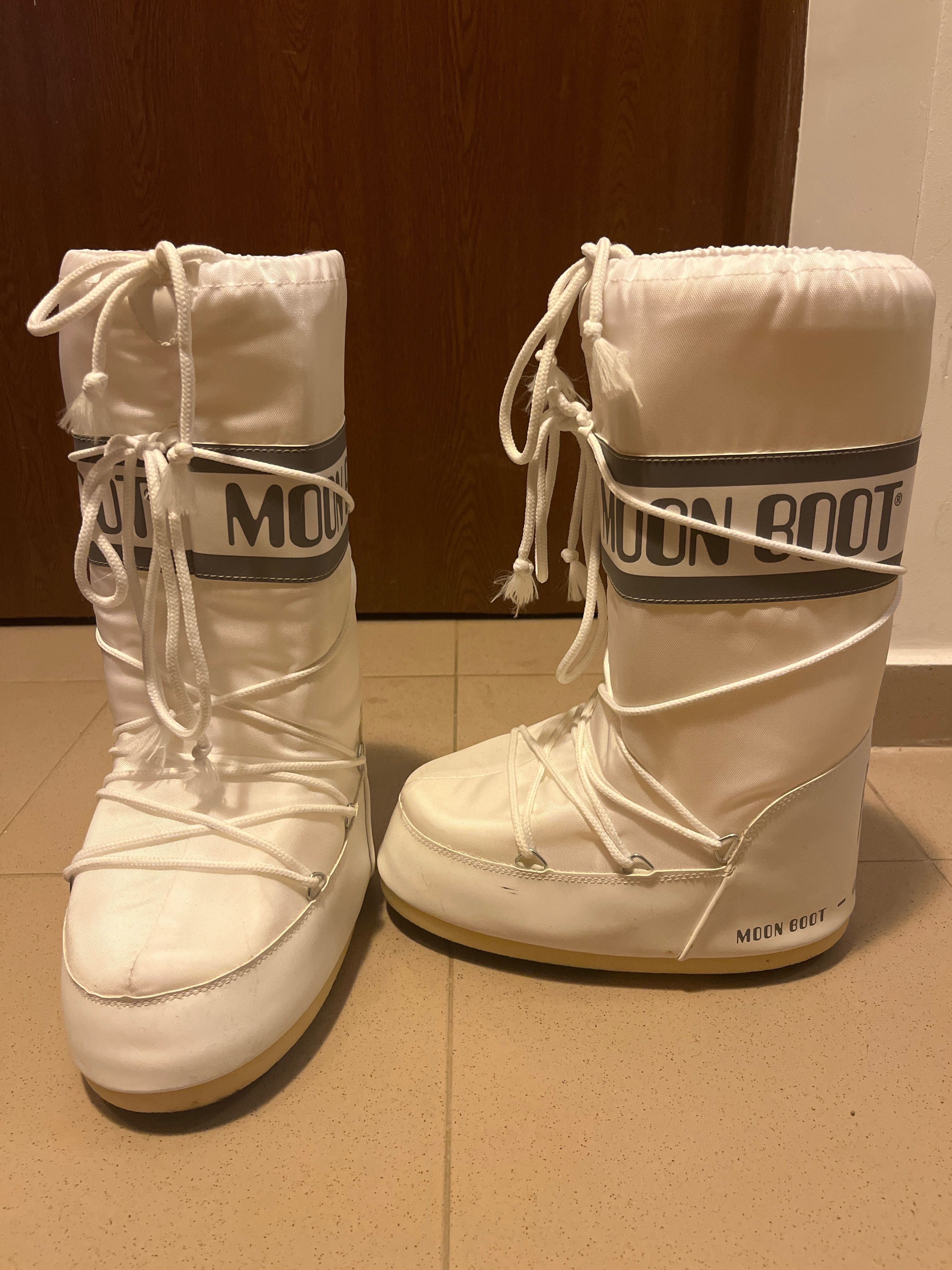 MOON Boots albe inalte marimea 39