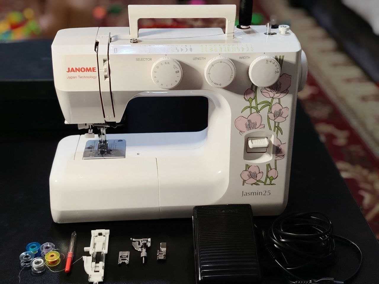Продаётся швейная машина Janome Jasmin 25 автомат, 25 операций