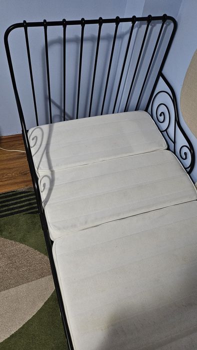 Pat IKEA Minnen + somieră + două saltele
