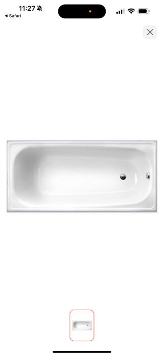 Ванна прямоугольная