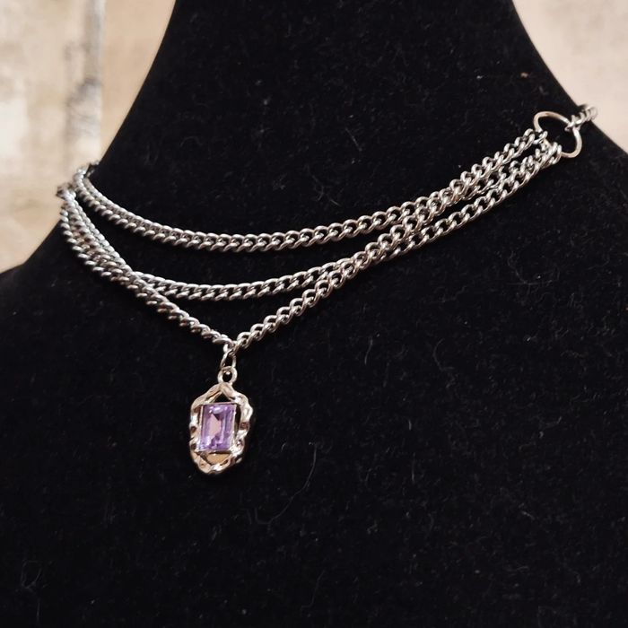 Обеци и гердани-готик, Луна, кристали, лунен камък, молец, чакри