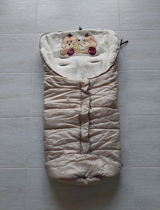 Sac de dormit bebe gros cu interior pufos