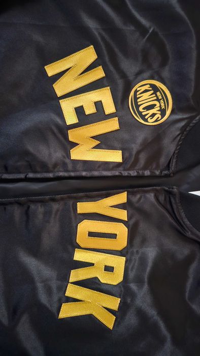 Оригинално яке Bomber баскетболно New York Knicks jordan NBA Mitchell