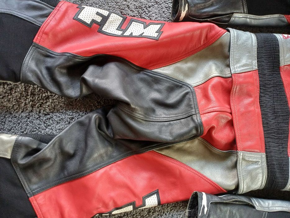 FLM 36 S Combinezon Costum moto piele din două piese de Damă