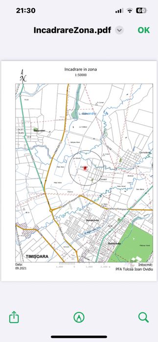 Teren de vanzare covaci timis