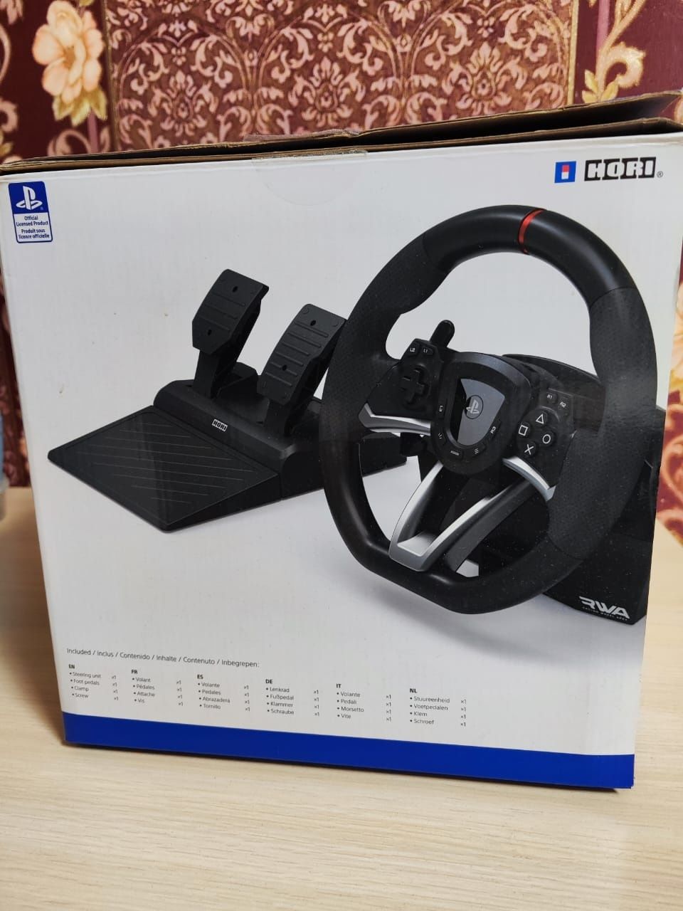 Игровой руль HORI Racing Wheel APEX черный