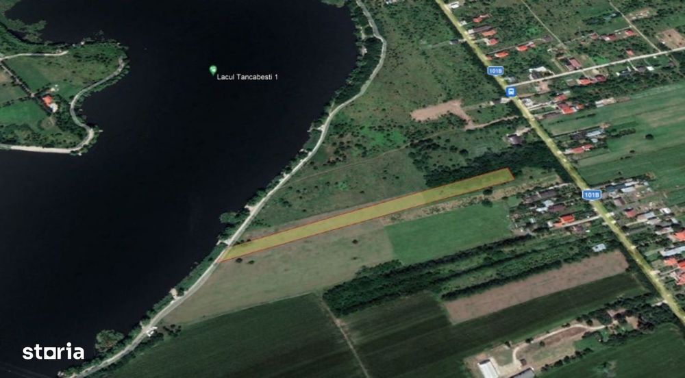 TANCABESTI, Teren La Lac,  10,500 MP- front 30 ML