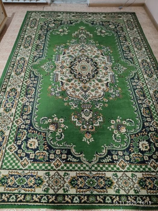 Советский шерстяной ковер б/у