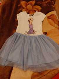 Vand rochie Elsa H&M si tricou OVS pentru fete 5-6 ani