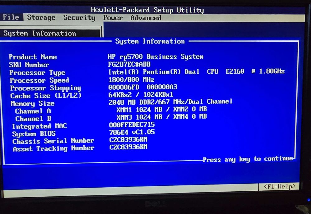 Компютър -  HP rp5700 Small Form Factor (SFF)