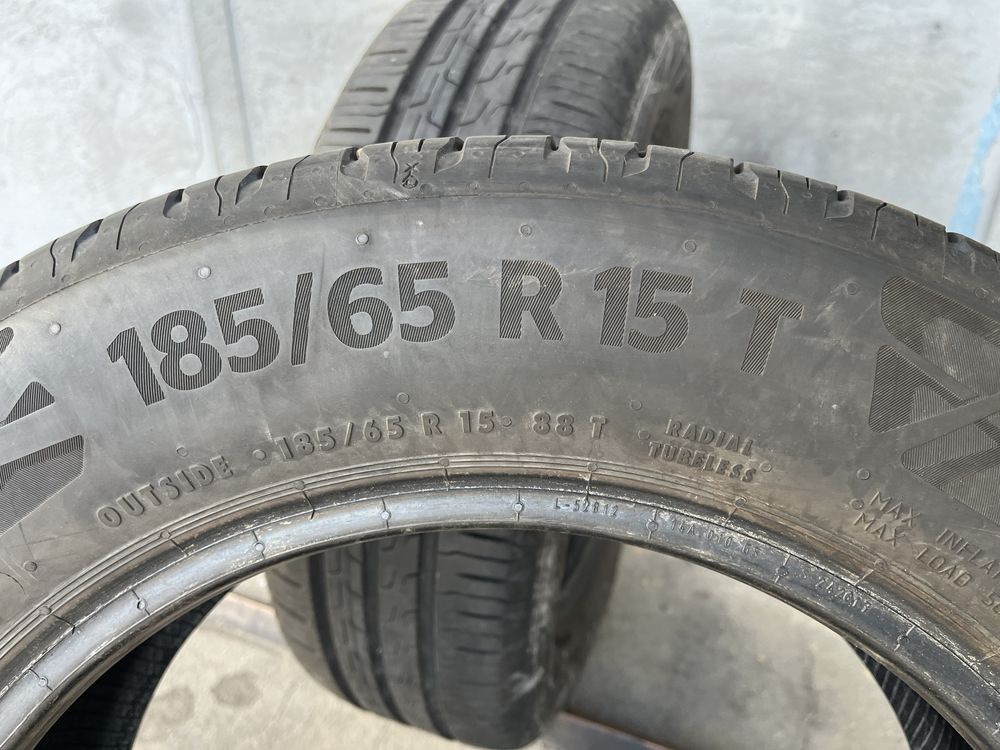 2 бр. летни гуми 185/65/15 Continental DOT 0920 5,5 mm