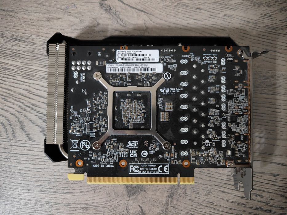 Видеокарта Gainward GeForce RTX 4060 Ti Pegasus 8GB GDDR6