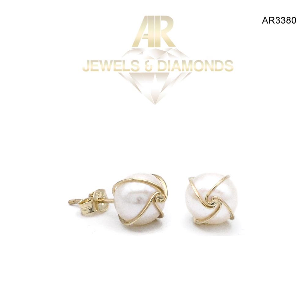 Cercei Aur 14K cu Perla model nou ARJEWELS (AR3380)