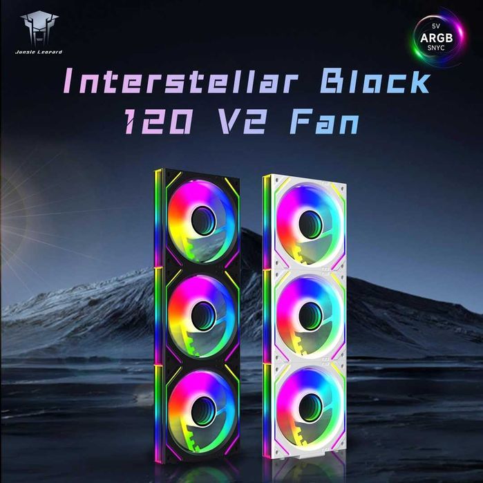 Ventilator calculator ARGB 120mm Set de 3 TZMRIT Interstellar-V2