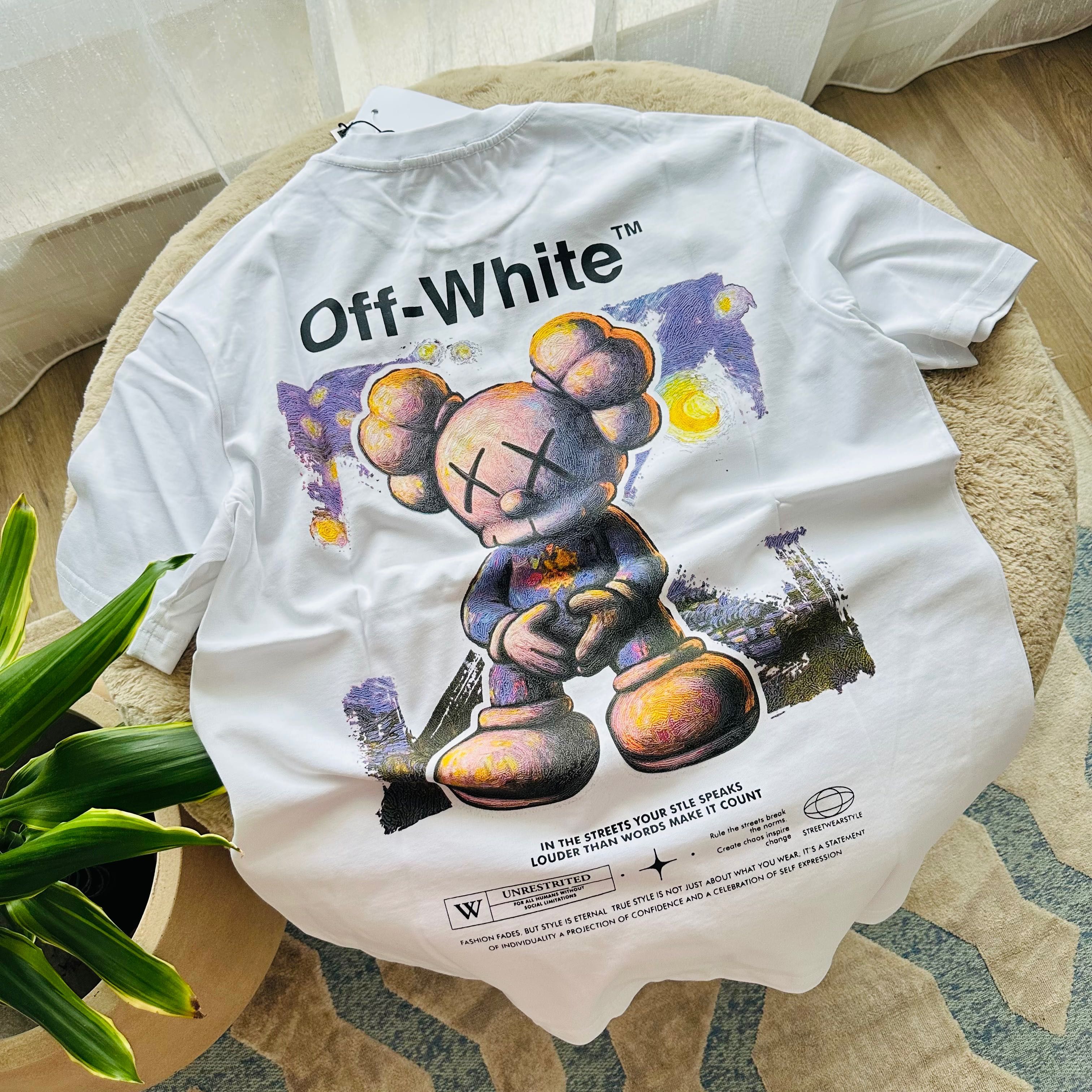Tricou Off White Alb - Calitate Superioarā/Premium