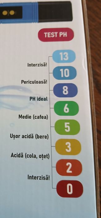 PH metru , aparat testare PH apei sigilat incl.test de calibrare