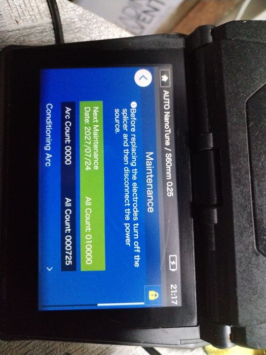 Aparat de sudat fibra optica sumitomo T-502S doar 700suduri