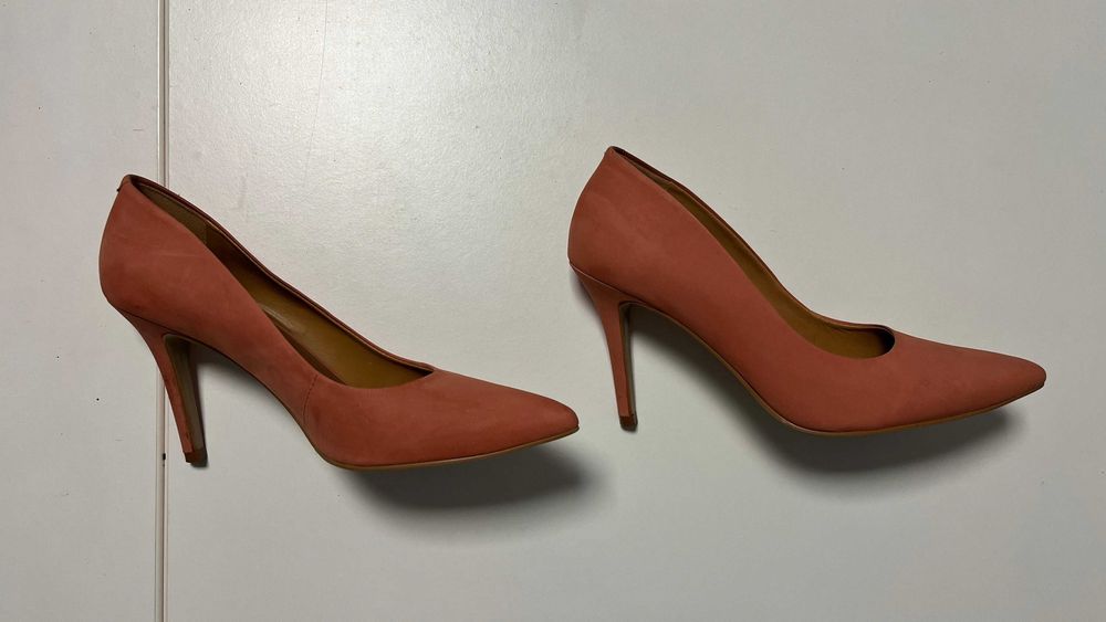 Pantofi cu toc piele intoarsa Flavia Passini, marime 39