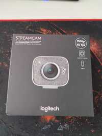 Camera Logitech StreamCam, USB-C, Alb