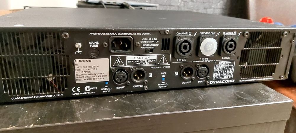 Schimb dynacord cl 1600  cu rcf 322a sau 325