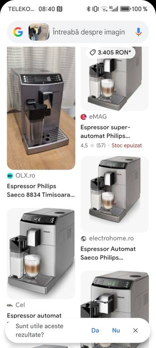 Sxpresor cafea. Philips. Preț afa tajos