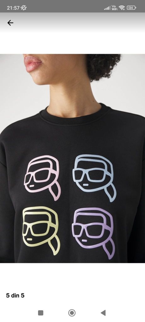 Bluza KARL Lagerfeld originala dama marimea M,L model nou deosebita