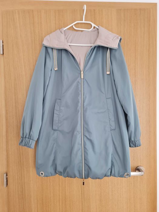 Geaca femei, reversibila,cu gluga, brand Madzerini Italia, marime 36