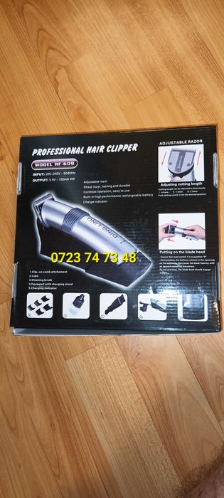 Masina tuns profesionala DINGLING originala acumulator salon sau acasa